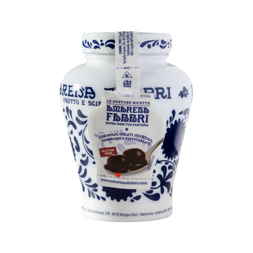 Amarena, Jar Opaline, 21 Ounce by Fabbri – 1.32 Pound (Pack of 1), Blue, Model Fabbri Amarena Cherres in Opaline Jar