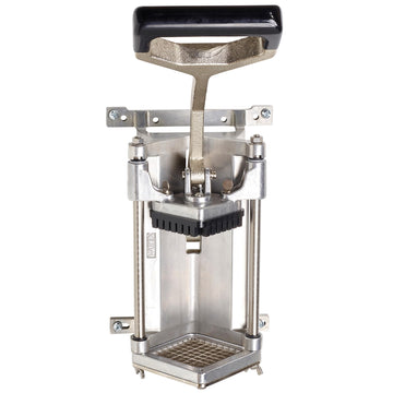 3/8" Commercial French Fry Cutter/Press by Winco – 3/8", Cast Iron, Silver, Model HFC-375