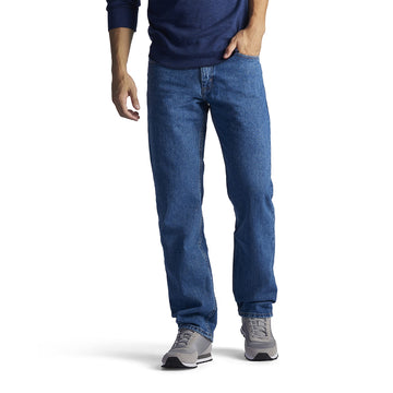 Men's Regular Fit Straight Leg Jean by Lee – 34W x 32L, Cotton, Pepperstone, Model 2008944