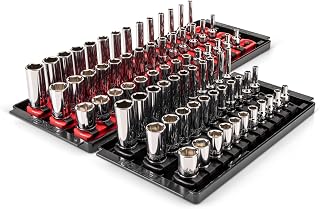 TEKTON 1/4 Inch Drive 6-Point Socket Set, 75-Piece | SHD90218