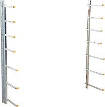 Vestil SR-WM Steel Wall Mounted Material Rack 36 In. x 36 In. x 60 In. 1,000 Lb. Capacity Silver