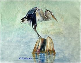 Betsydrake PM1175 14 x 18 in. Balancing Heron Place Mat - Set of 4
