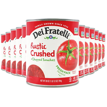 Rustic Crushed Tomatoes (12 pack) by Dei Fratelli – 12 pack