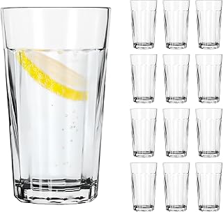 Libbey 70665 "Paneled Tumblers" Drinking Glass 355 ml Set of 12