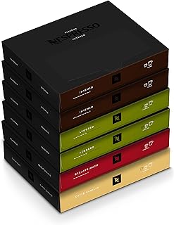 Nespresso Professional Coffee Capsules, Balanced Assortment Coffee Bundle, 300-Count Capsules *not compatible with Vertuo or Original machines