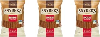 Snyder's of Hanover Pretzel Rods,12 Oz Bag,(Pack of 3)