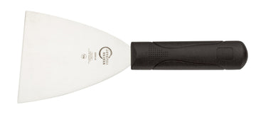 Millennia Grill Scraper by Mercer Culinary – Grill Scraper, 4-Inch x 4-1/2-Inch, Stainless Steel, Black, Model M18690