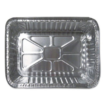 Aluminum Closeable Containers by Durable Packaging – 36.0 ounces, Aluminum, Silver, Pack of 500, Model 25030500