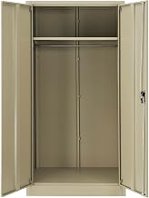 Global Industrial Wardrobe Storage Cabinet with Garment Rod, Steel