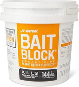 JT Eaton Bait Block Peanut Butter Flavor Rodenticide – 9 lb. Pail – Effective Rodent Control Bait Blocks – Long-Lasting and Easy to Use