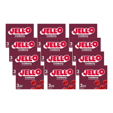 Gelatin Dessert Mix by Jell-O – 3 Ounce (Pack of 12), Pack of 12, Model 043000200070