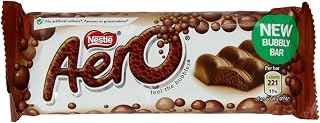 Nestle Aero Milk Chocolate Bar, (27 g) 1.4 Ounce (Pack of 12)