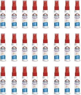 Elmer'S Multi-Purpose Mounting Spray Adhesive Foil,Paper,Wood Acid-Free,Dries Clear Bottle Wood,Cardboard,Paper Spray Bonding Adhesives, Clear, 1 oz (24-Pack)