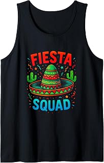 Fiesta Squad - Cinco de Mayo Mexican Tank Top