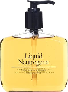 Neutrogena Fragrance Free Liquid, Facial Cleansing Formula, 8 oz Pump Bottles (Pack of 4)