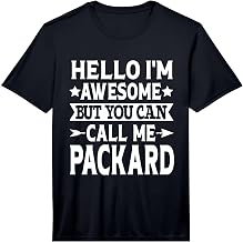 Packard Surname Call Me Packard Family Last Name Packard Performance T-Shirt