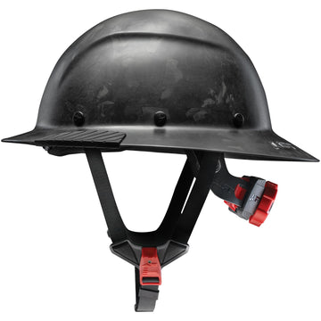 Lift Dax Forged Carbon Full Brim Hard Hat/Safety Helmet w/MIPS by LIFT Safety – One Size, polyethylene, Matte, Model HDCF-24MKM