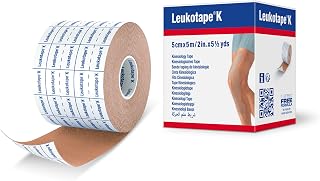 Leukotape K Kinesiology Tape, 2 in x 5.5 yds, 1 Roll