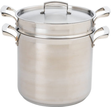 Browne () 16 qt Induction Ready Stainless Steel Double Boiler by Browne Foodservice – Stainless Steel, Model 5724076
