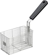 Waring Commercial 2.5-Pound Deep Fryers Steel Wire Frying Basket, Twin | Half-size basket allows dual-basket frying for greater menu flexibility and efficient batch cooking.