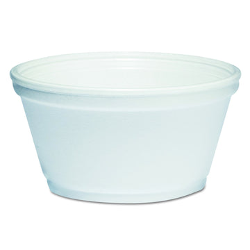 8SJ20 8 oz Squat Foam Container (Case of 1000) by DART – 1000 Count (Pack of 1), 8.0 ounces, Foam, White, Pack of 1000