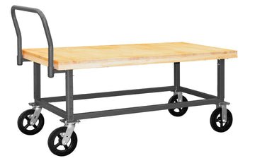 Platform Truck by Durham – One Size, Alloy Steel, Gray, Model WHPTA-WD-3060-8MR-95