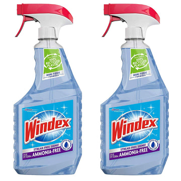 Cleaners, Blue, 26 fl. oz. 2 Count (Crystal RAIN) by Windex – 26 Fl Oz (Pack of 1), Crystal Rain