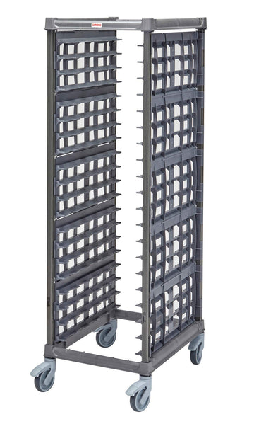 Camshelving Ultimate Sheet Pan Rack - Full Size 20 Pan Capacity with Plastic Casters - Brushed Graphite Case of by Cambro – 70.75x32.00x8.00, In Description, Model UPR1826FP20580