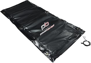 Powerblanket EH0310 Insulated Concrete Curing Blanket, Flat Thermal Ground Thawing Foam Tarp w/3’x10’ Heated - 4’x11' Finished Dimensions & 15 amp Plug