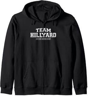 Team Hillyard | Proud Family Surname, Last Name Zip Hoodie