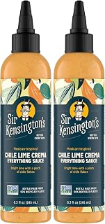Sir Kensington's Everything Sauce Chile Lime Crema Dressing Dip and Drizzle Keto Diet & Paleo Diet Certified Dairy Free Gluten Free Non- GMO Project Verified Shelf-Stable 8.3 oz (Pack of 2)