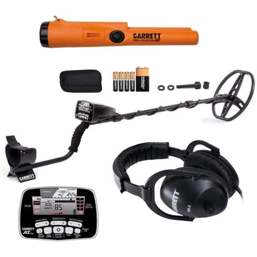 Garrett A.T. Pro & Pro-Pointer A.T. Metal Detector Bundle by Garrett Metal Detectors – Metal, Orange, Pack of 5, Model DT-5HBZ-OF6L