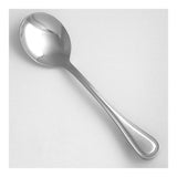WALCO Bouillon Spoon: Lisbon – Stainless Steel, Multicolor, Model WL3512