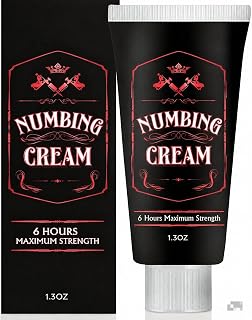 Numbing Cream Extra Strength: Relief Long Lasting & Fast-Absorbing with Arnica and Emu Oil (1.3 OZ)