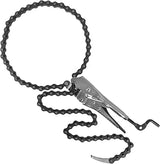 Strong Hand Tools Locking Chain Pliers 7 Inch with 48 Inch Chain, Heavy Duty Adjustable Chain Clamp for Welding, Automotive, Metalworking, Pipe and Exhaust Repair PFC748