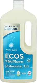 ECOS Free and Clear Automatic Dishwasher Gel, 40 fl oz