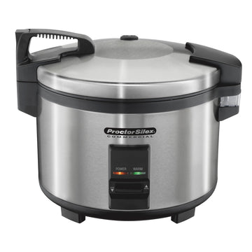 37540 Rice Cooker/Warmer by Proctor Silex Commercial – 40 Cup, 40.0 cups, Stainless Steel, Black, Model 022333375402