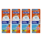 Ultra Strong Tall Kitchen Trash Bags by Hefty – 25 Count (Pack of 4), Pack of 4