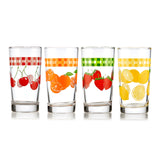 Vintage Juice Drinking Glasses Set of by Libbey – 4 Count (Pack of 1), 11.0 fluid_ounces, Glass, Vintage Juice, Pack of 4