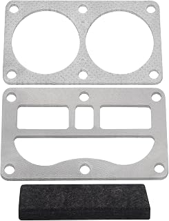 Valve Plate Head Gasket & 265-17 air Filter for Craftsman Porter Cable | Valve Plate Head Gasket Replaces 5140118-80 / Z-CAC-291-1, 5140118-79 A20868- Prevent Air Leakage Between Crankcase Cylinder