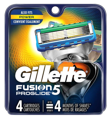Mens Proglide Cartridge 4 Count (3 Pack) by Gillette – 4 Count (Pack of 3), Pack of 3, Model 30253