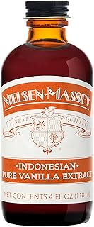 Nielsen-Massey Indonesian Pure Vanilla Extract for Baking and Cooking, 4 Ounce Bottle