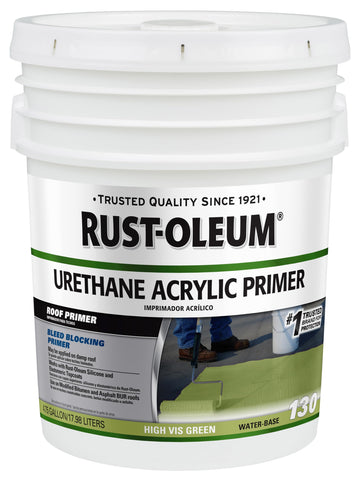 130 Urethane Acrylic Primer High Vis Green by Rust-Oleum – 608 Fl Oz (Pack of 1), High Vis Green, Model 364544