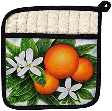 Betsy Drake PT508 Orange Pot Holder
