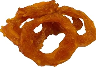 Hubert Turkey Tendon Rings for Dogs, Rawhide Free Dental Chew, 3 oz