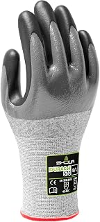 SHOWA 576 Nitrile/Nitrile Foam 3/4 Coated Cut Resistant Safety Glove with HPPE Liner, 13-Gauge, Large (12 Pair)