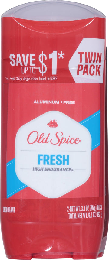 PENDING High Endurance Deodorant 3.4 oz Twin Pack by Old Spice – 1 Count (Pack of 2), Pack of 2