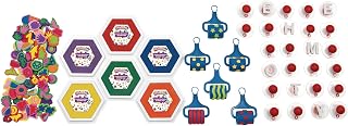 Colorations Jumbo Stamp Pad Classroom Kit for Kids, 118 Pieces., Washable