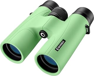Barska Crush 10x42 Binoculars – Lightweight, Compact & Shockproof Design in Bright Colors for Hiking, Travel, Concerts, Sports, Great Gift Idea – Case & Strap Included