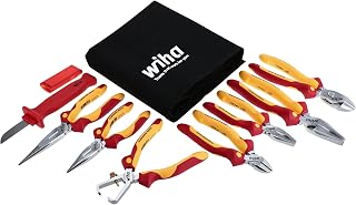 Wiha 32889 Insulated Pliers and Cutters Set In Canvas Pouch, 8 Piece